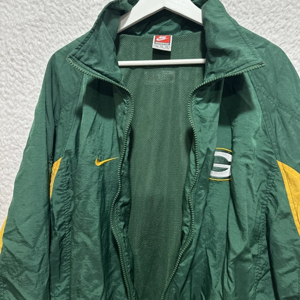 Nike Team‎ Sport NFL Pro Line Green Bay Packers Full Zip Jacket Logo Size XL